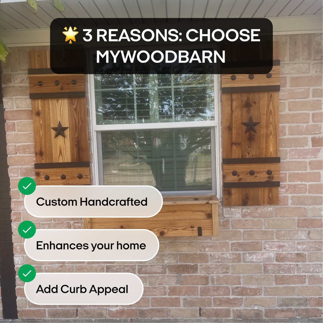 Rustic Cedar Shutters