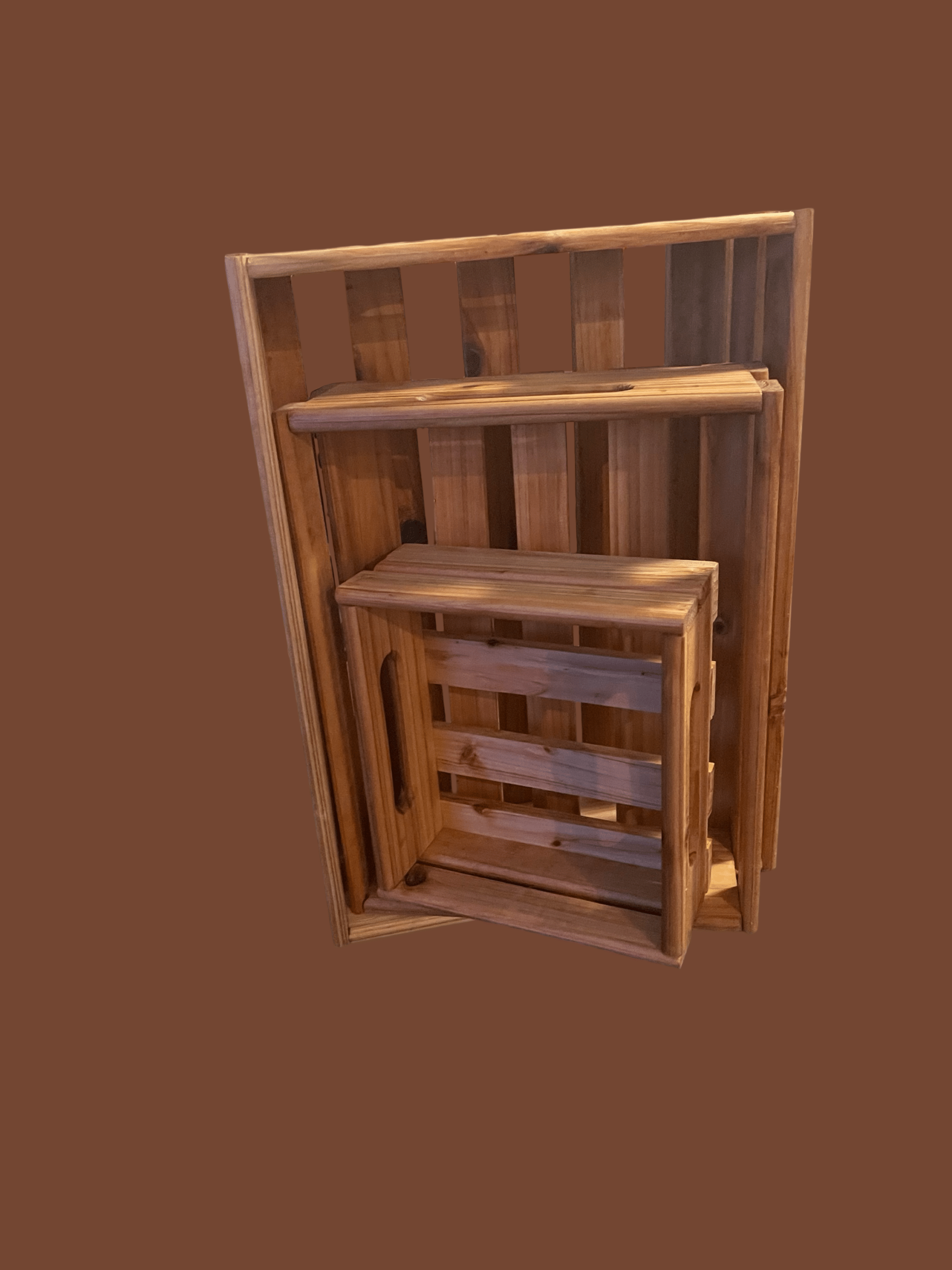 Farmhouse Red Cedar Crates - Image 3