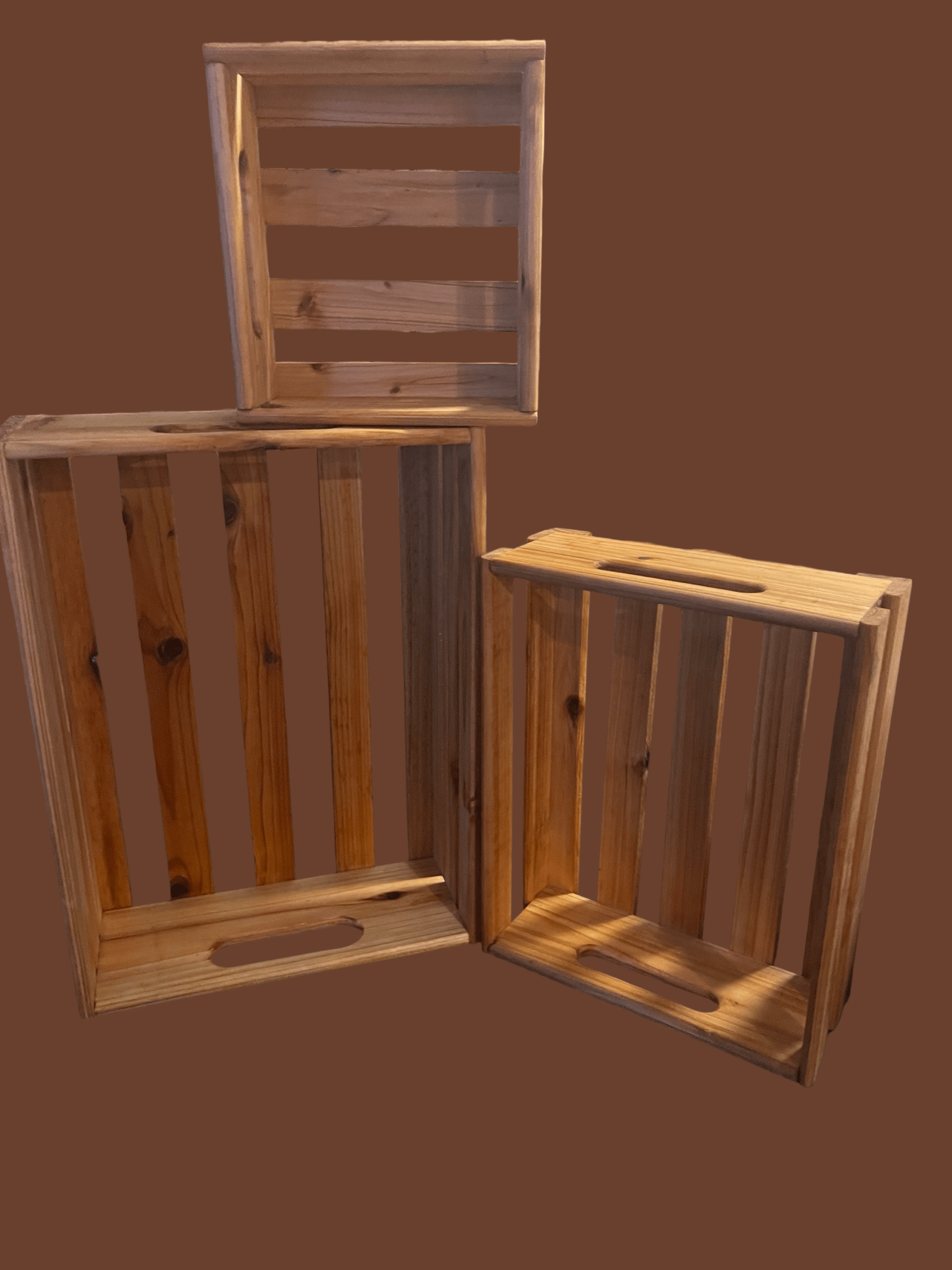Farmhouse Red Cedar Crates - Image 2