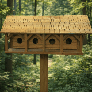 Rustic Cedar Martin Shelter Birdhouse