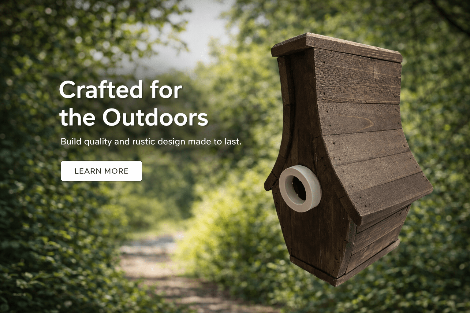 Chalet Cedar Birdhouse