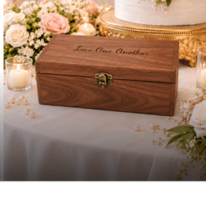Heritage Solid Walnut Keepsake Box – Personalized Engraving